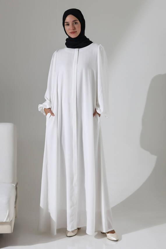 Beyaz Lina Ferace - 4