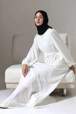 Beyaz Lina Ferace - 5