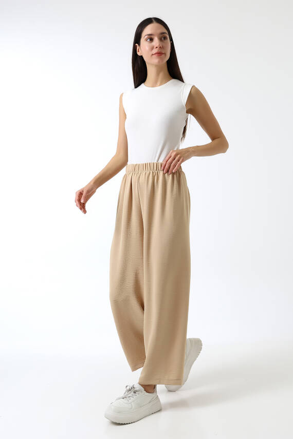 Casual Pantolon - Bej - 1