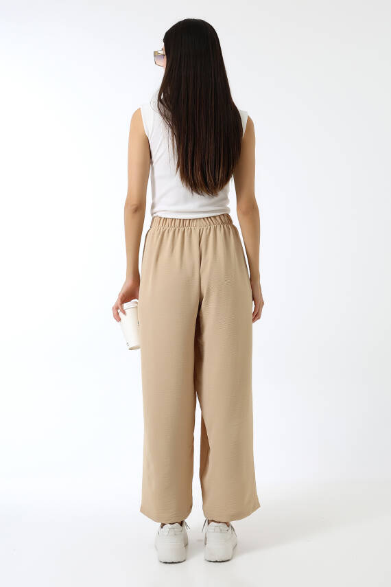 Casual Pantolon - Bej - 5