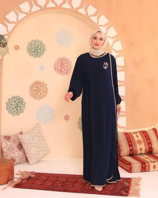 Elif Vav Ferace - Lacivert - 3