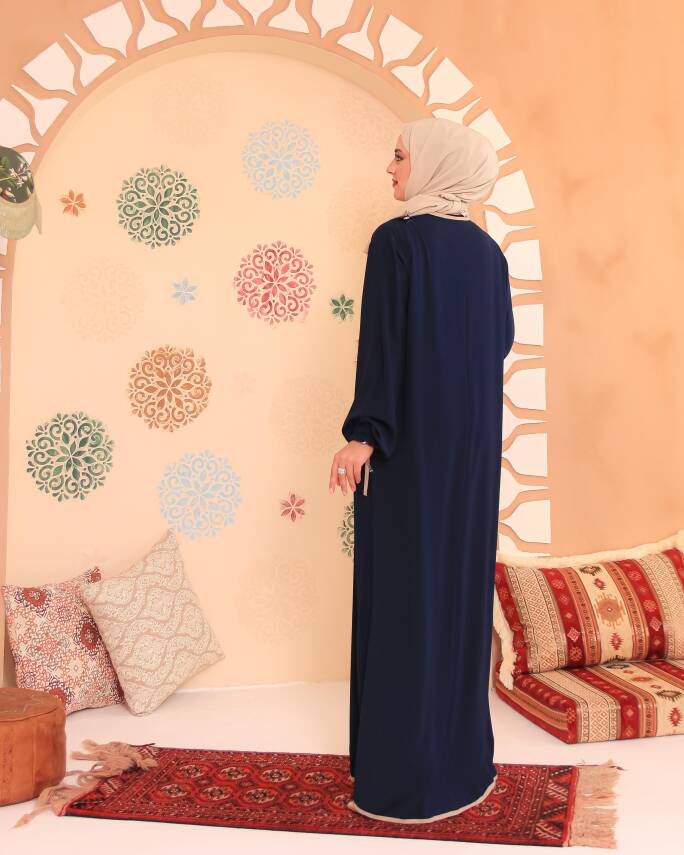 Elif Vav Ferace - Lacivert - 5