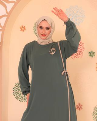 Elif Vav Ferace - Mint Yeşili 