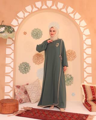 Elif Vav Ferace - Mint Yeşili - 5