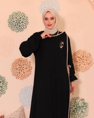 Elif Vav Ferace - Siyah 