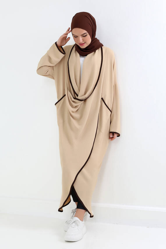 Fenomen Çapraz Tunik - Bej - 3