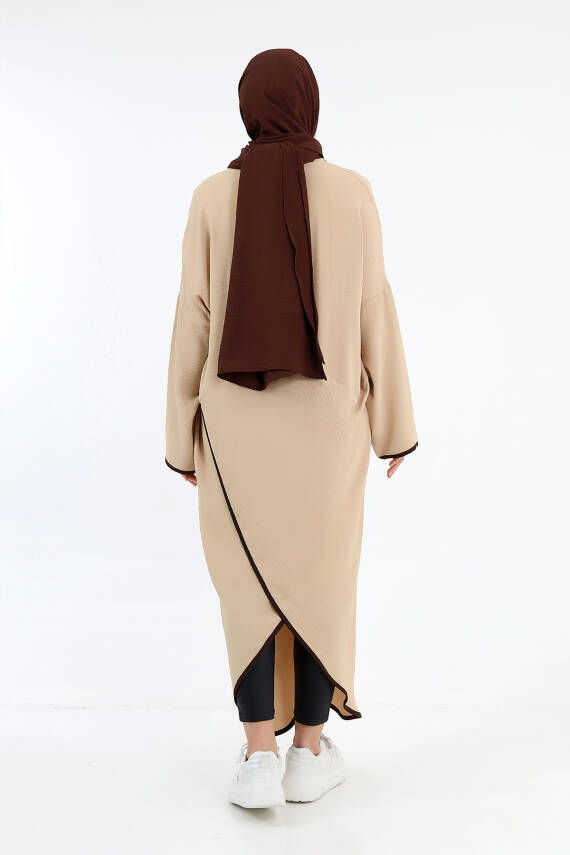 Fenomen Çapraz Tunik - Bej - 5