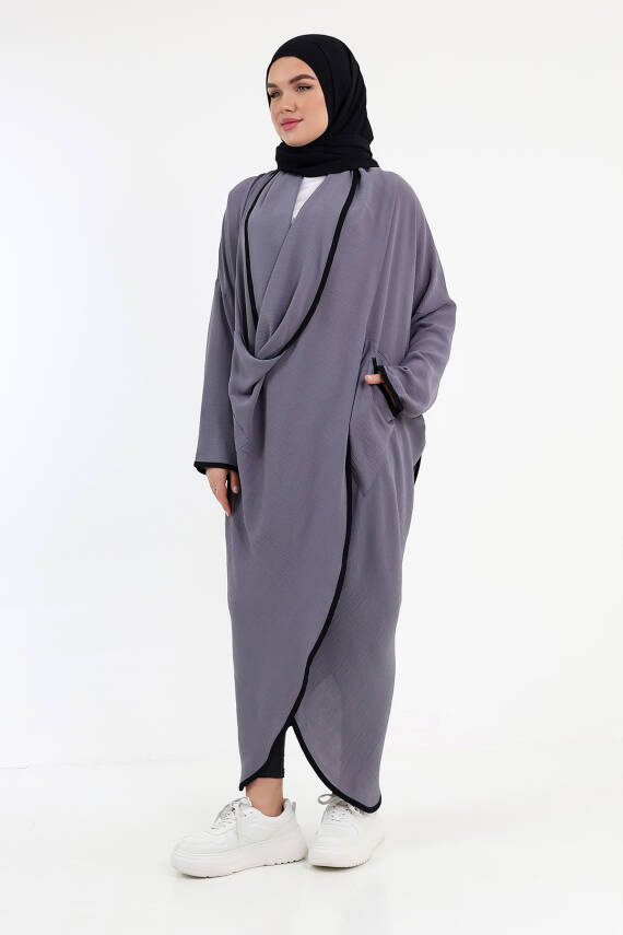 Fenomen Çapraz Tunik - Gri - 3