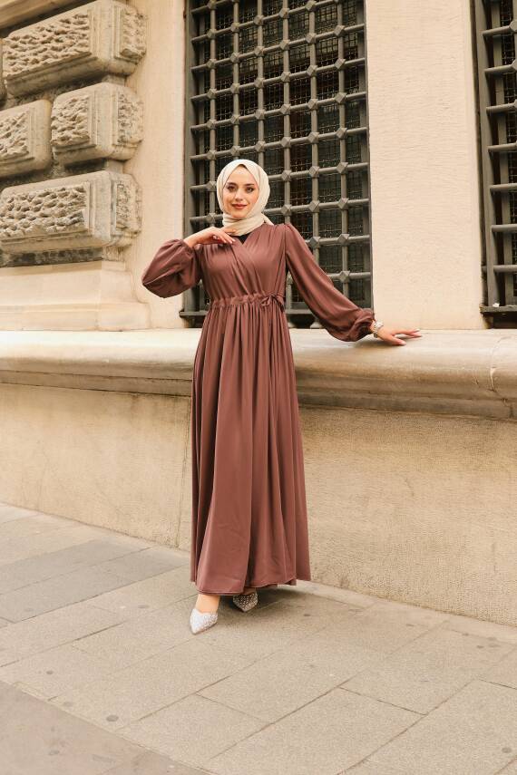 Hürrem Ferace - Koyu Vizon - 5