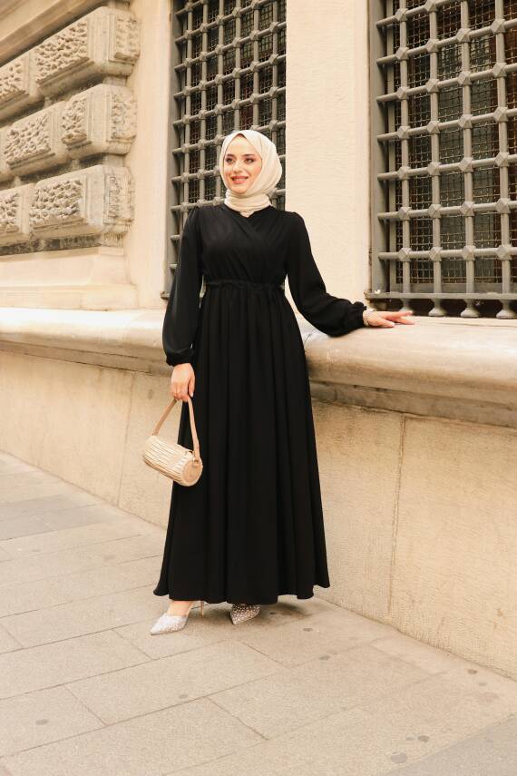 Hürrem Ferace - Siyah - 4