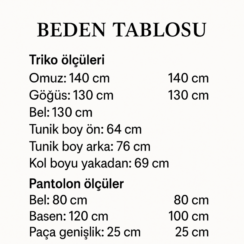 Lotus Triko Takım - Camel - 2