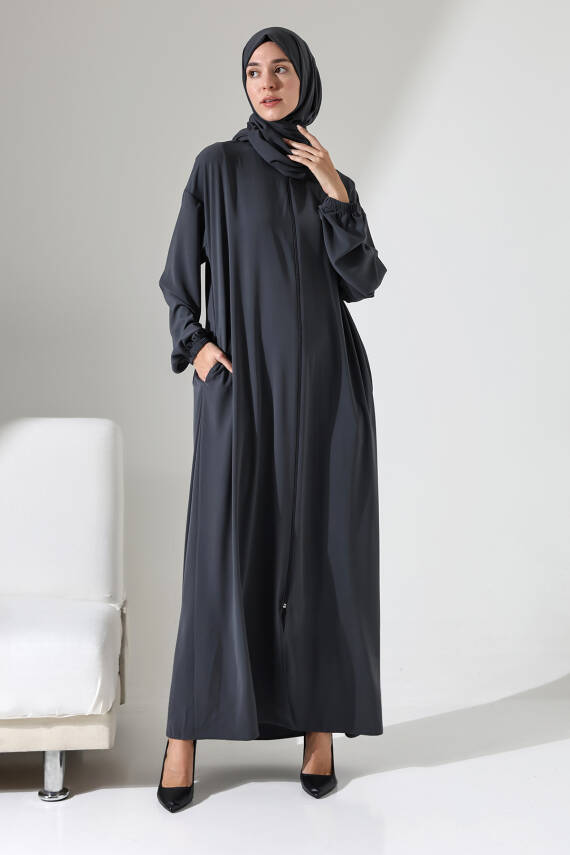 Luabe Namaz Ferace - Antrasit Gri - 5