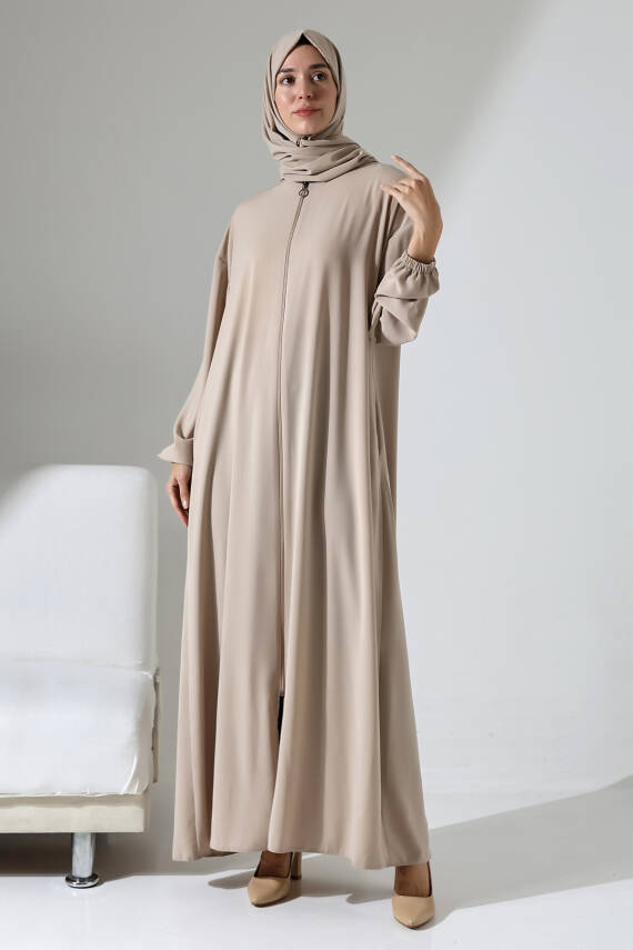 Luabe Namaz Ferace - Bej - 3