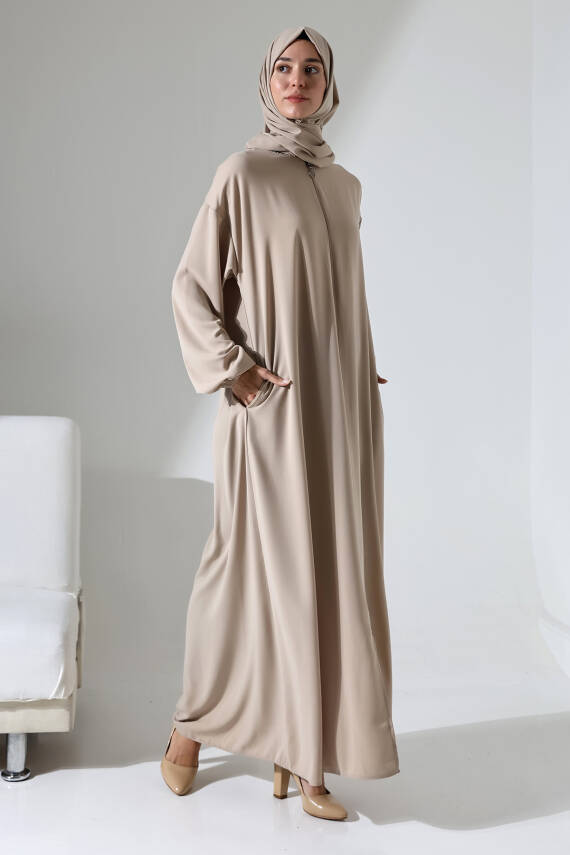 Luabe Namaz Ferace - Bej - 5