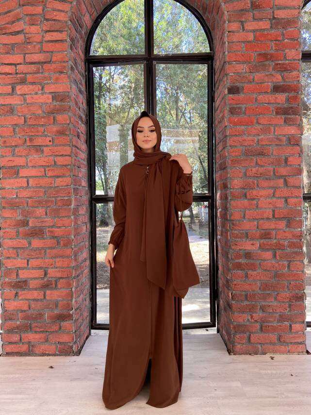 Luabe Namaz Ferace - Çikolata Kahve - 2