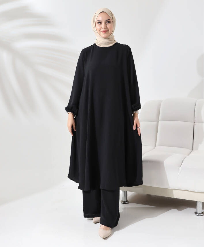 Tam Kloş Mevlana Takım - Siyah - 3
