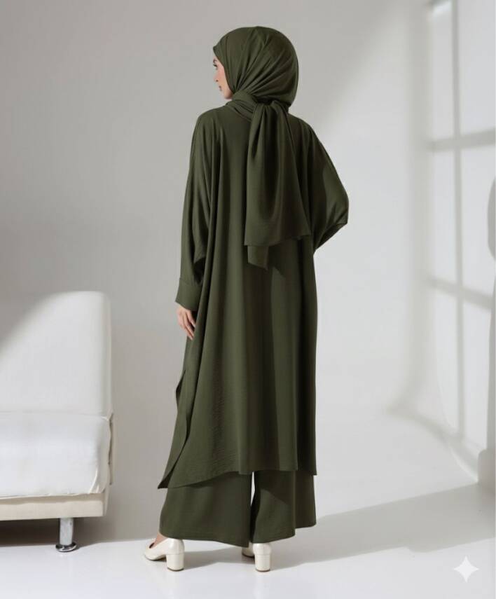 Üçlü Zühre Takım - Haki - 5