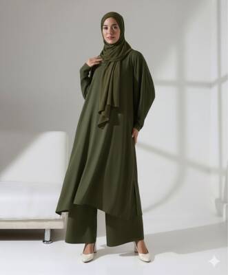 Üçlü Zühre Takım - Haki - 3