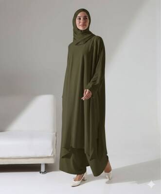 Üçlü Zühre Takım - Haki - 6