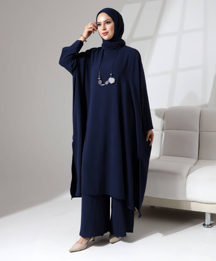 Üçlü Zühre Takım - Lacivert - 4