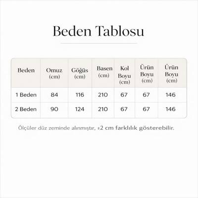 V Roba Büzgülü Ferace - Siyah - 2