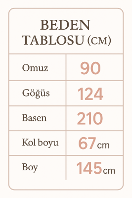 V Yaka Elbise - Bej - 2